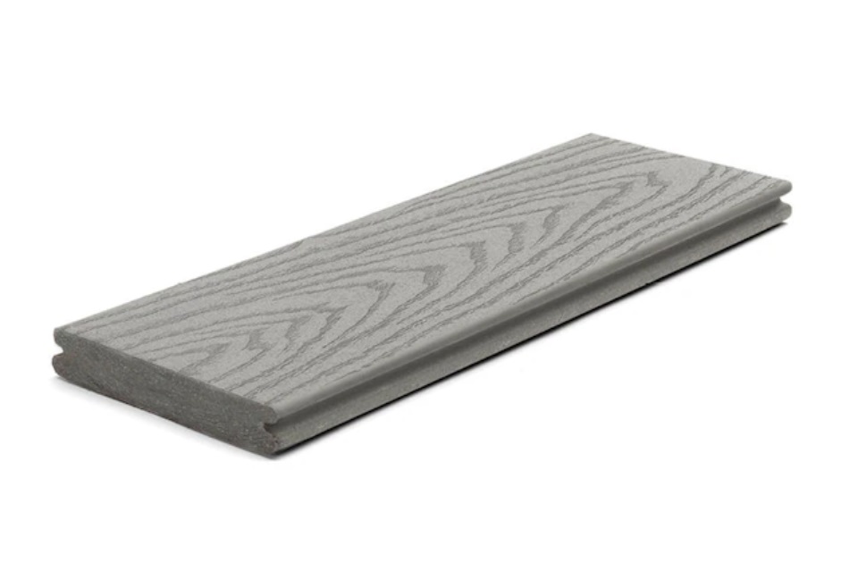 TREX SELECT GROOVED PBL GREY 16'